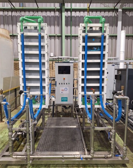 Membrane distillation installation by RN Solutions
